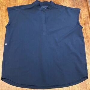 Figs Top Rafaela Oversized Scrub Top Dark Harbor Size Small